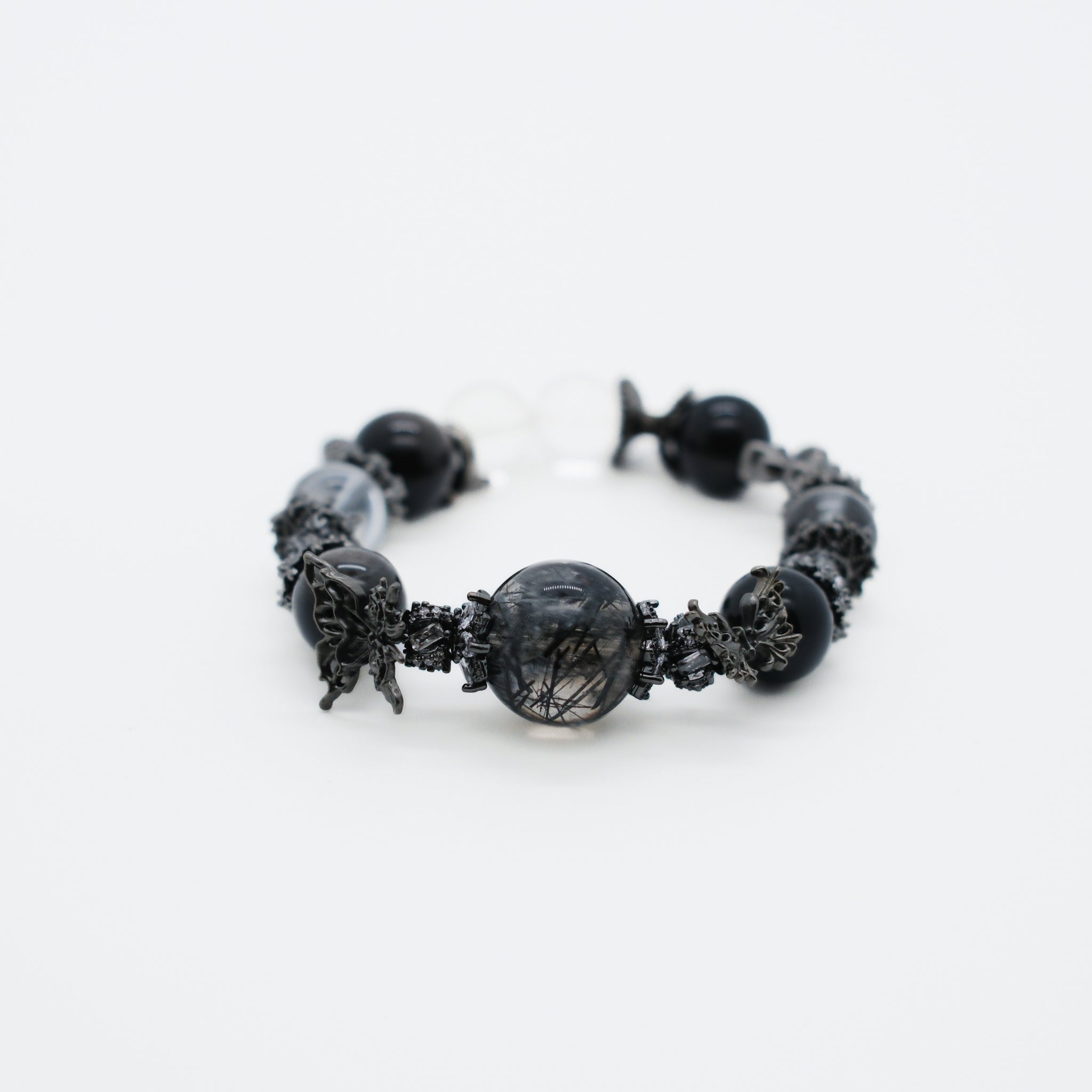 HUSH・Black Rutilated Bracelet