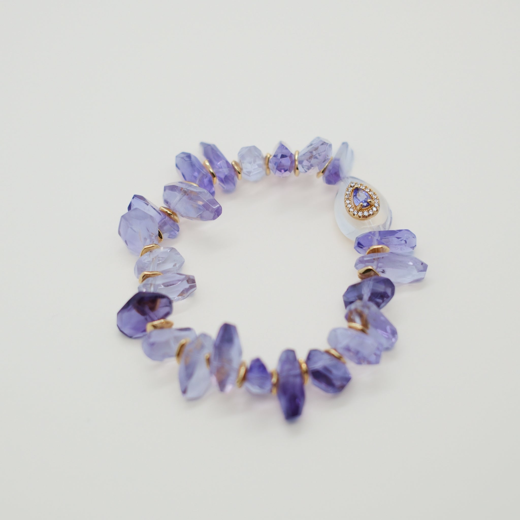 NOVA・Amethyst Tumble Bracelet