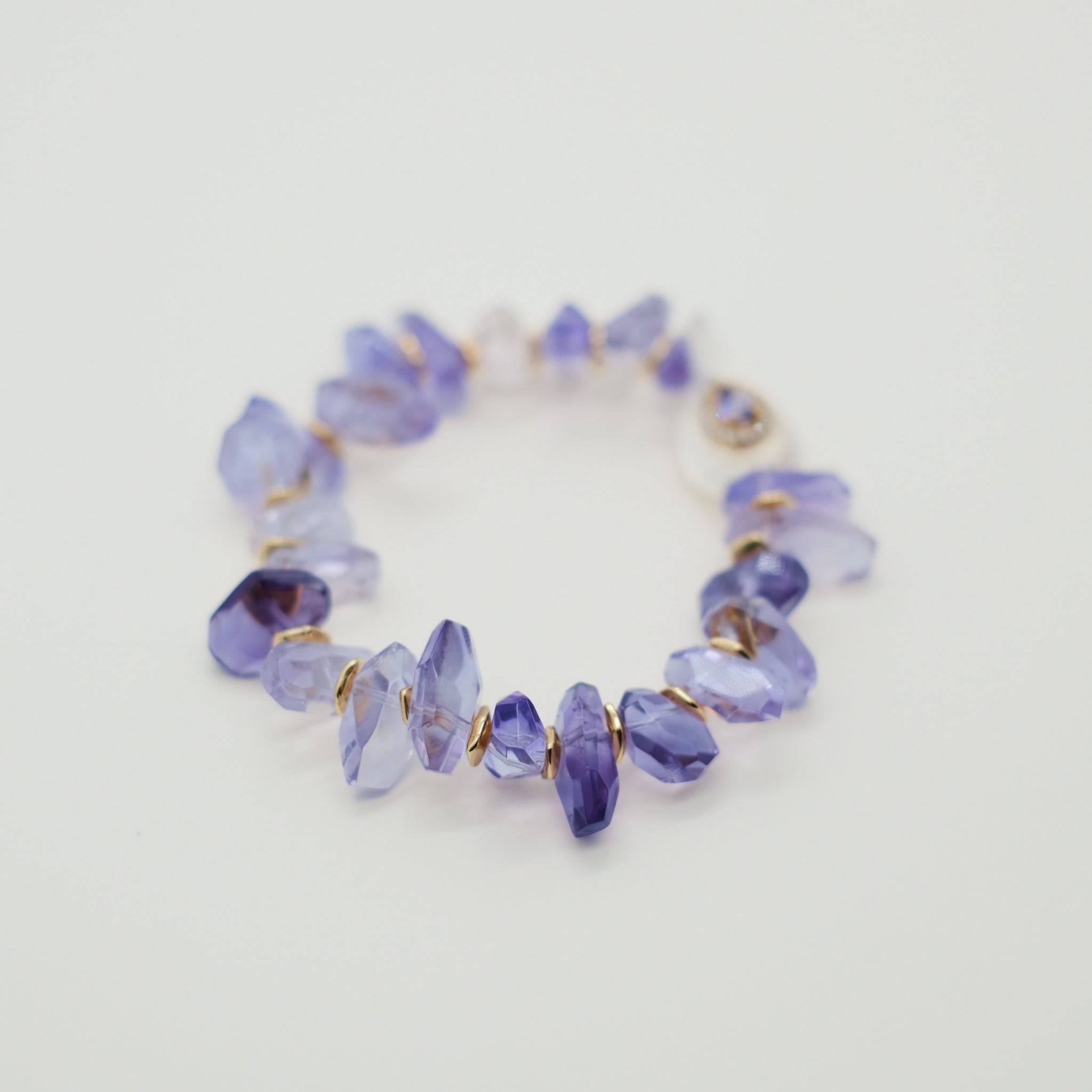 NOVA・Amethyst Tumble Bracelet