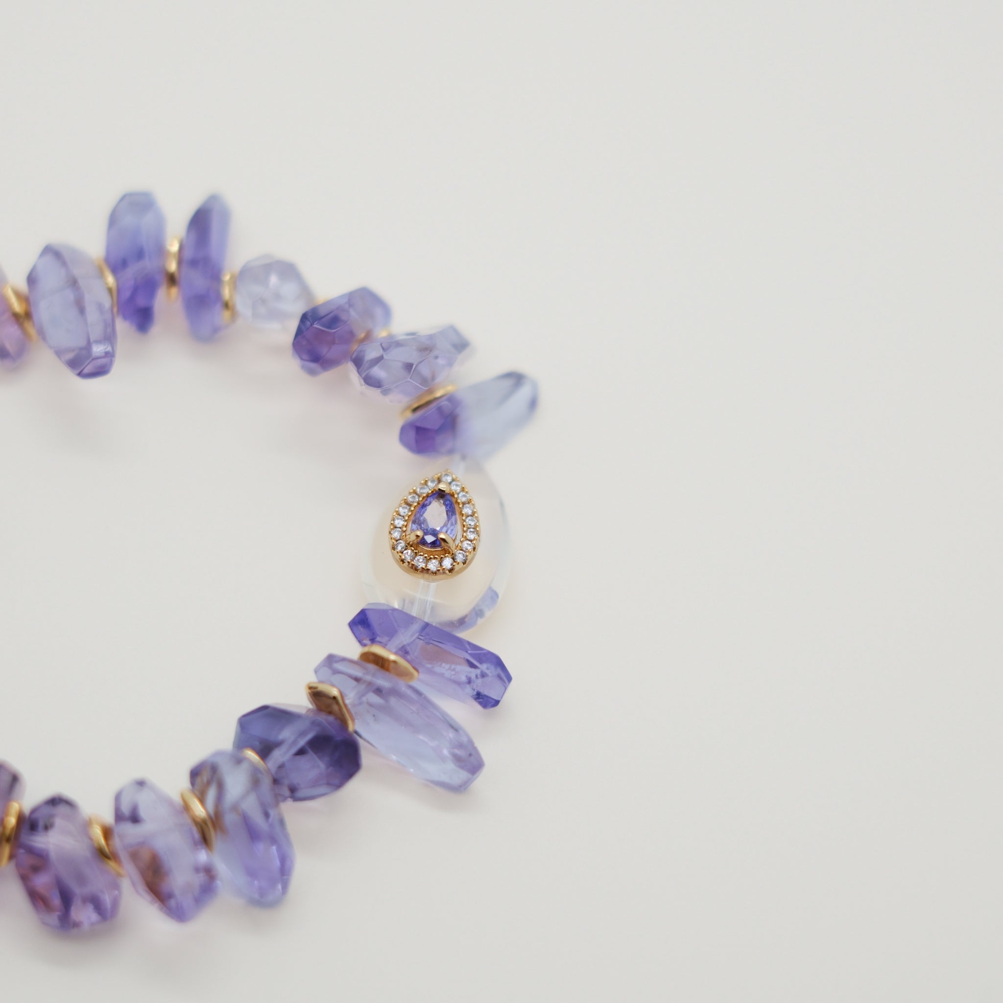 NOVA・Amethyst Tumble Bracelet