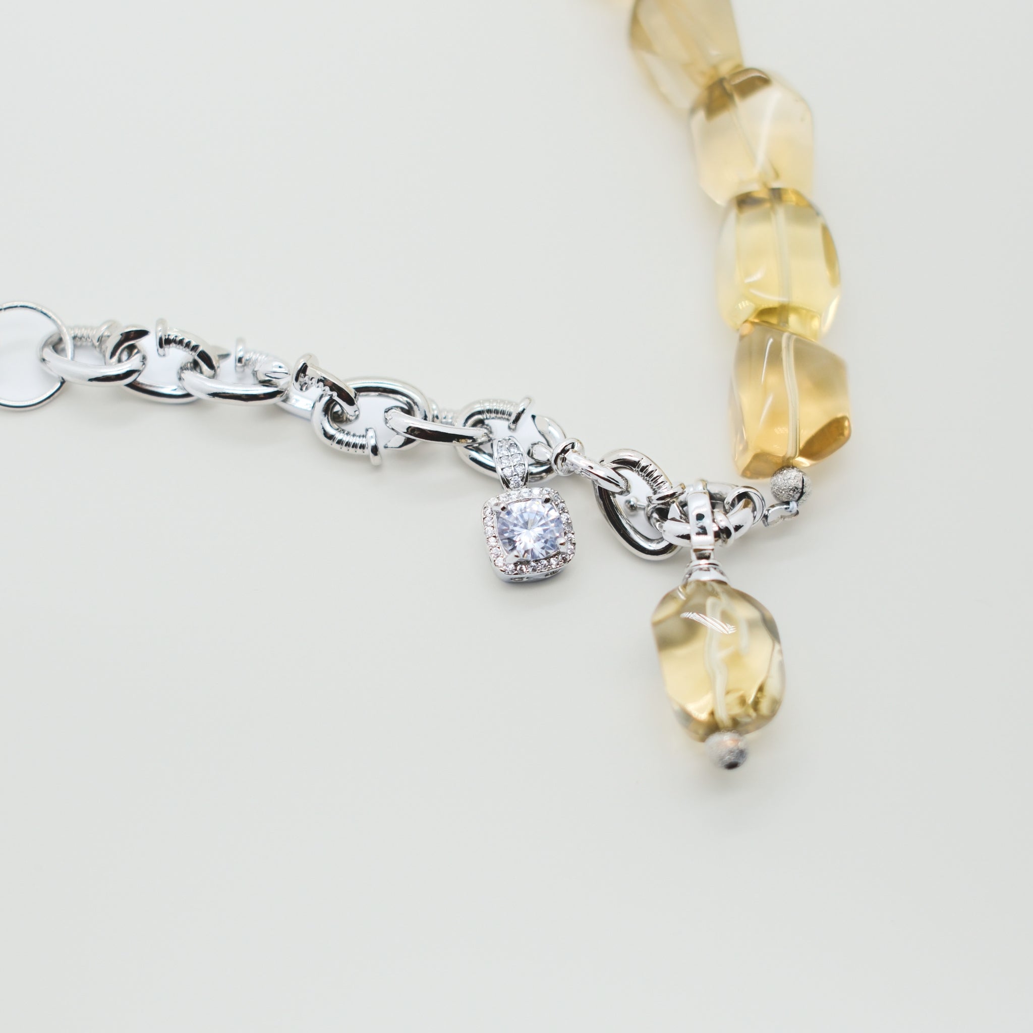 NOVA・Citrine Statement Necklace