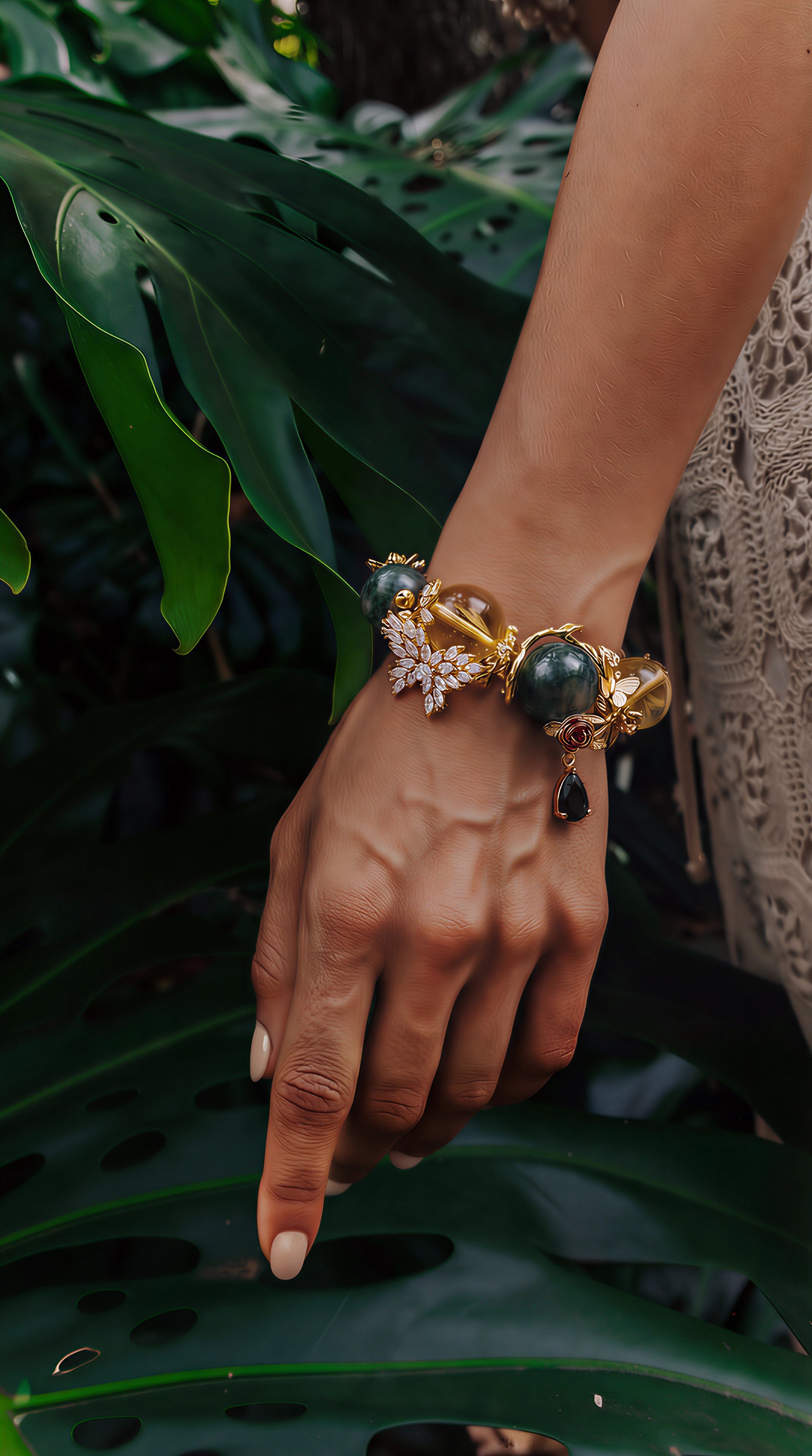 HUSH・Citrine Dragon Bracelet