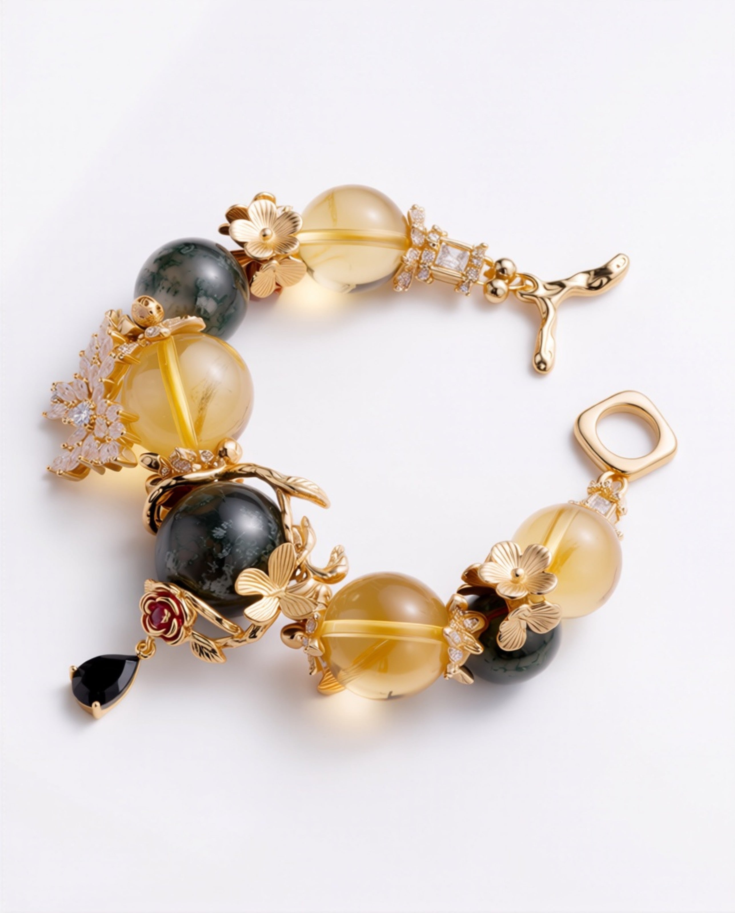 HUSH・Citrine Dragon Bracelet