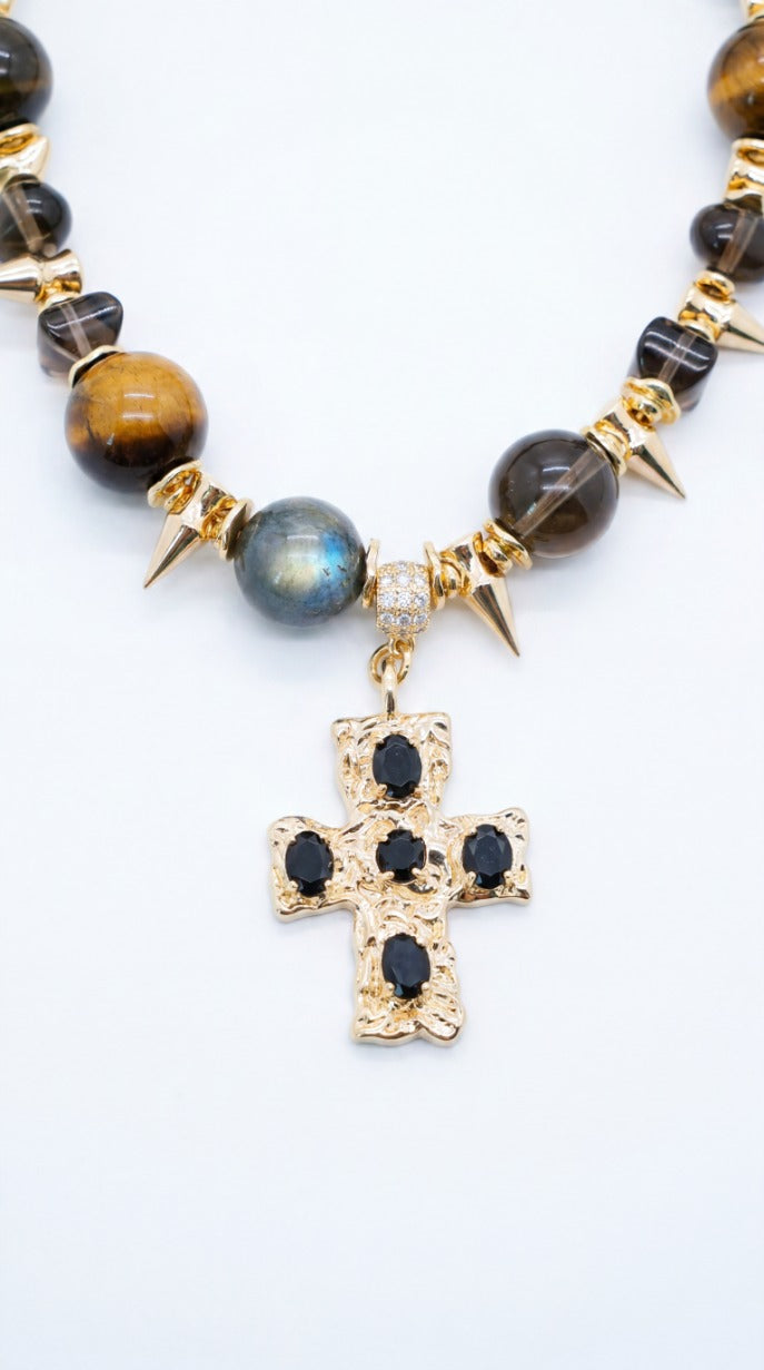 AURA BUDDY · Rock Cross Collar