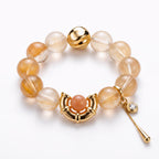 SPARK・Orange Rabbit Hair Bracelet