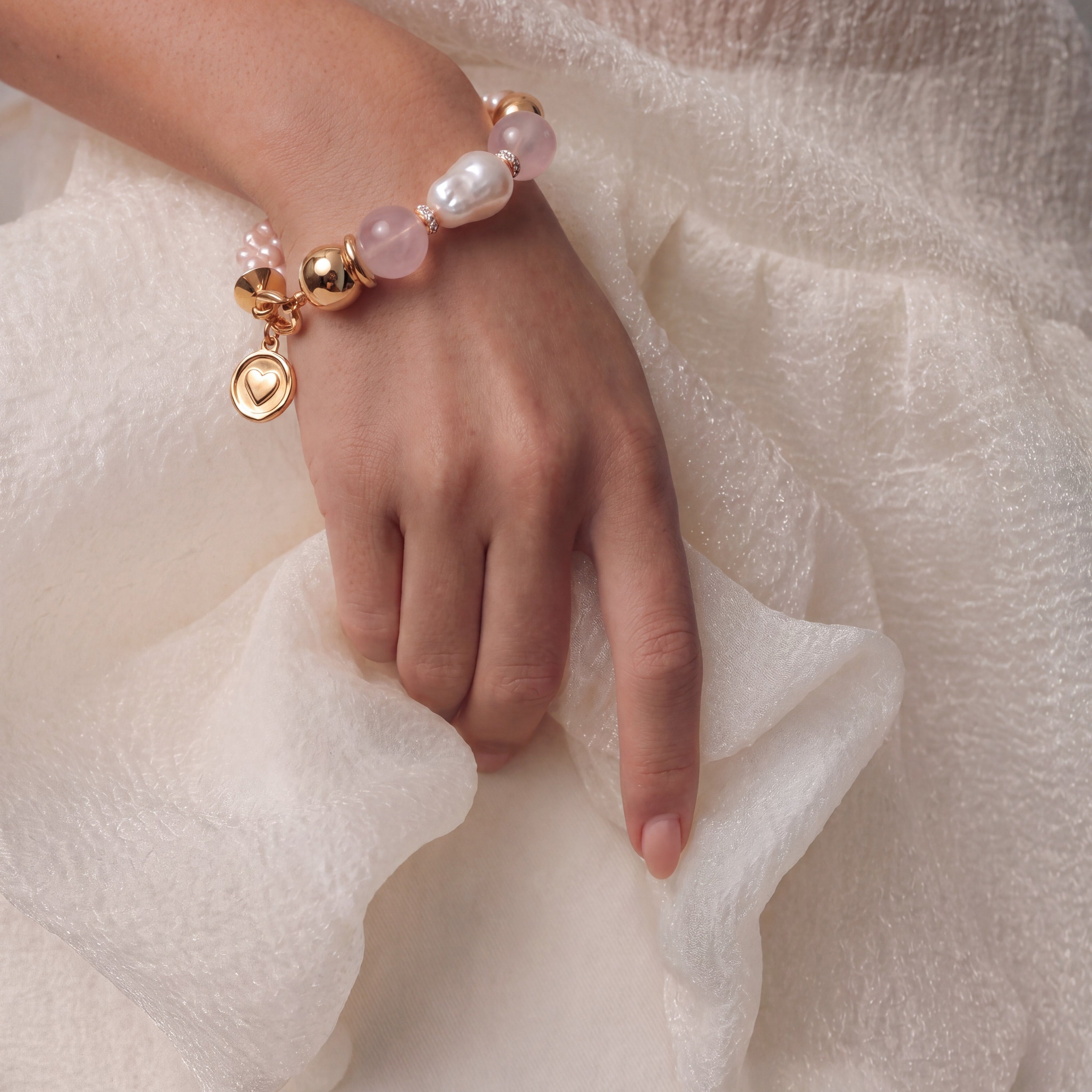 SPARK · Rose Quartz Bracelet