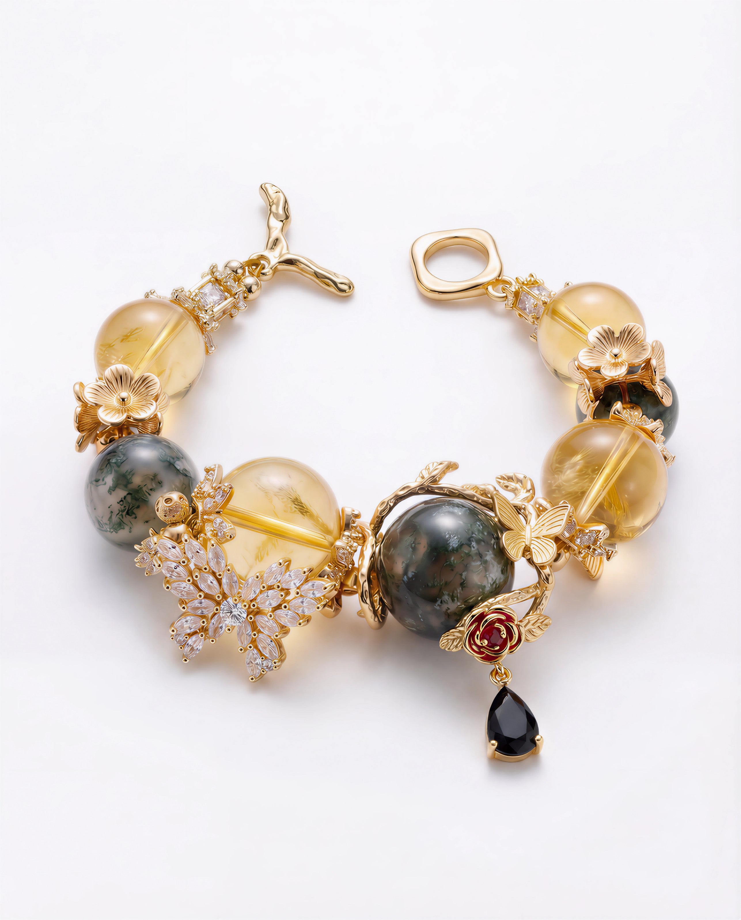 HUSH・Citrine Dragon Bracelet